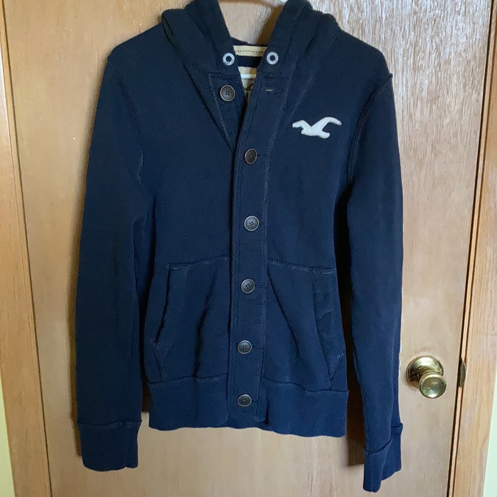 Hollister Button Up Sweatshirt